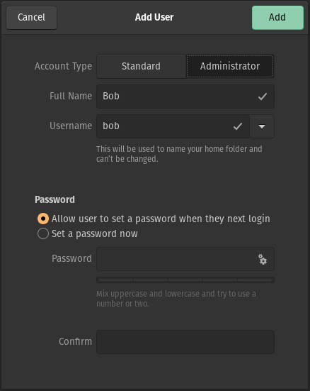 Settings-About-Users-Add