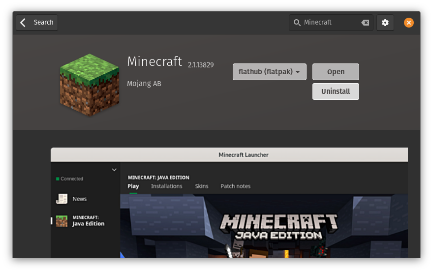 Minecraft Installed