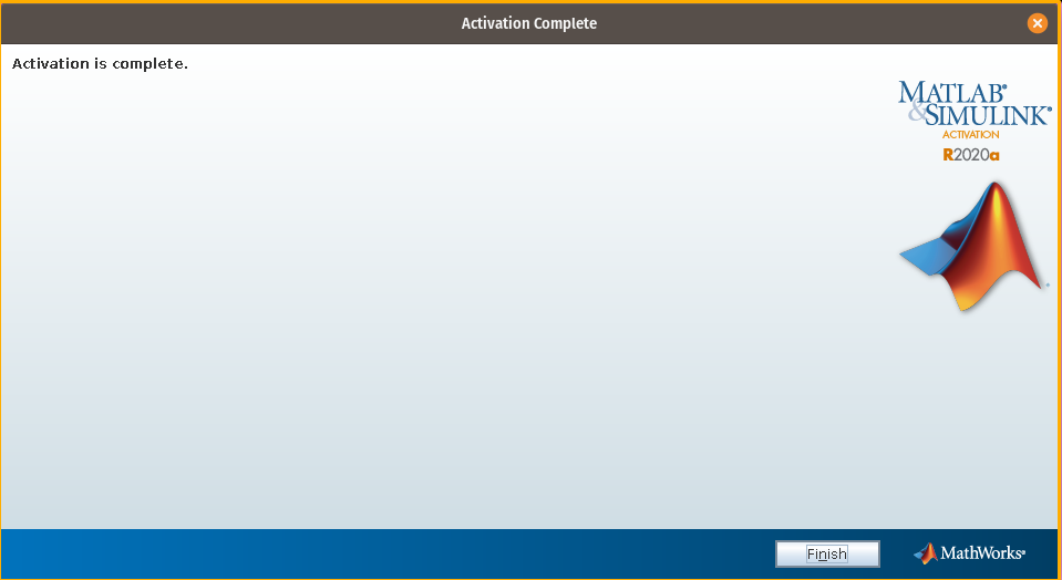 MathWorks Matlab Activation is Complete